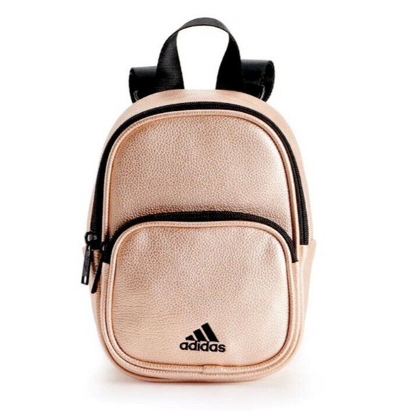 adidas Bags Adidas Originals Womens Premium Mini Backpack Rose Gold